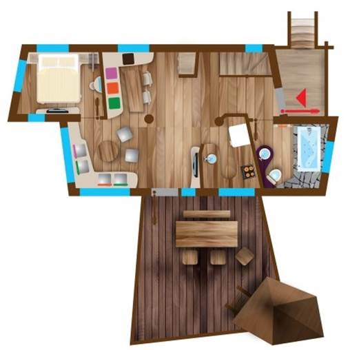 Tree House BD401 at Le Bois aux Daims